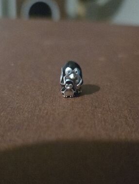 Retired Pandora 925 Sterling Silver Penguin Family Charm 791404en60